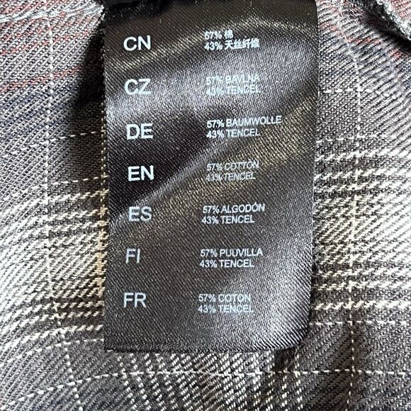 Kuhl Lowdown Flannel Shirt Pearl Snap Western Plaid Midweight Longsleeve XXL NEW - Picture 6 of 6